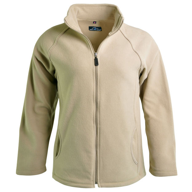 The-Cap-Company-Ladies-Classic-Microfibre-Polar-Fleece-Long-Sleeve-Stone