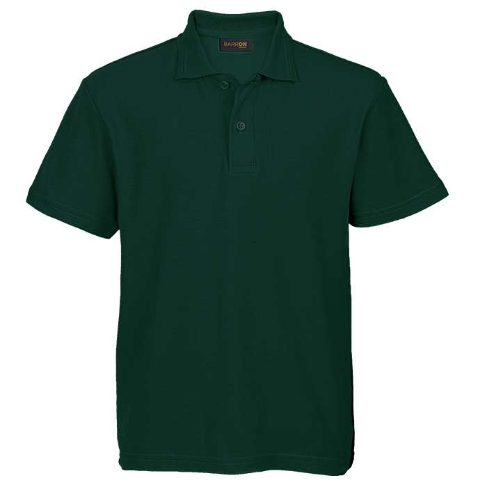 The-Cap-Company-Barron-Pique-Knit-Short-Sleeve-Golfer-Kids-Bottle-Green