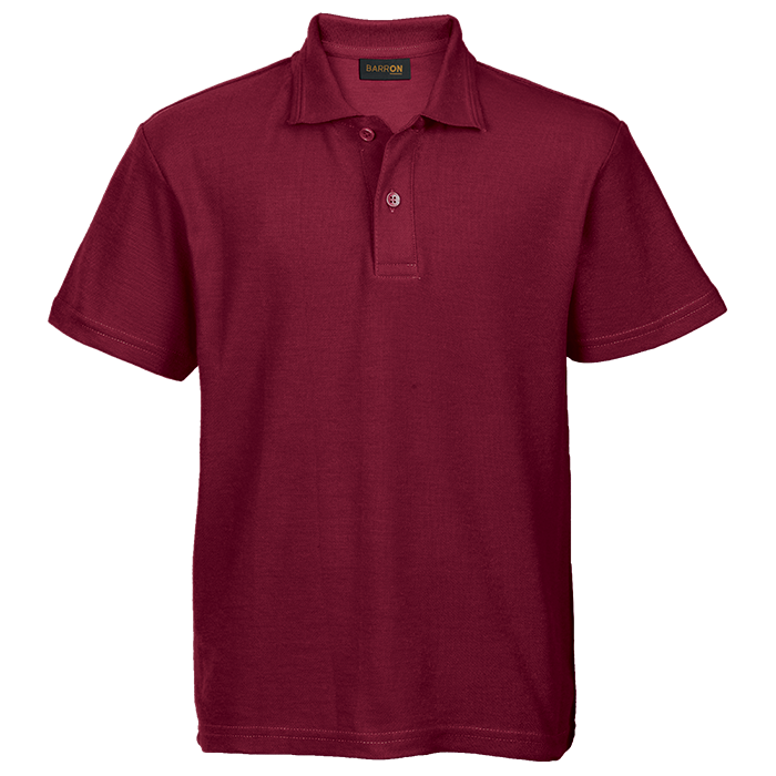 The-Cap-Company-Barron-Pique-Knit-Short-Sleeve-Golfer-Kids-Maroon