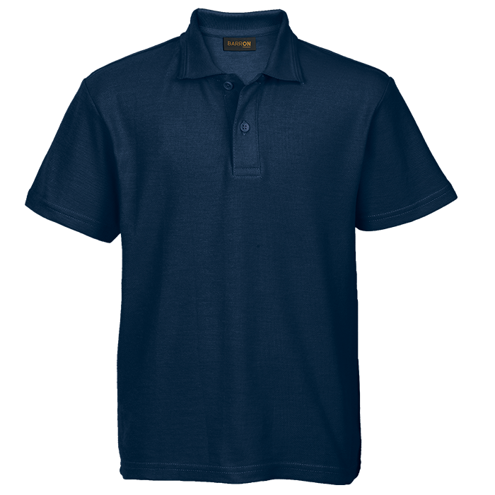 The-Cap-Company-Barron-Pique-Knit-Short-Sleeve-Golfer-Kids-Navy