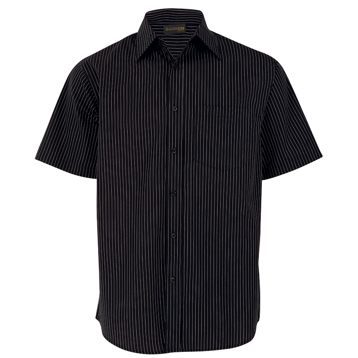 The-Cap-Company-Mens-Quest-Lounge-Short-Sleeve-Black-White