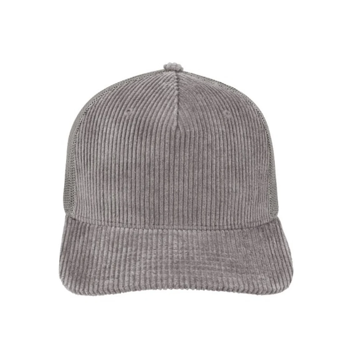 Corduroy Trucker Cap – 5 Panel – The Cap Company