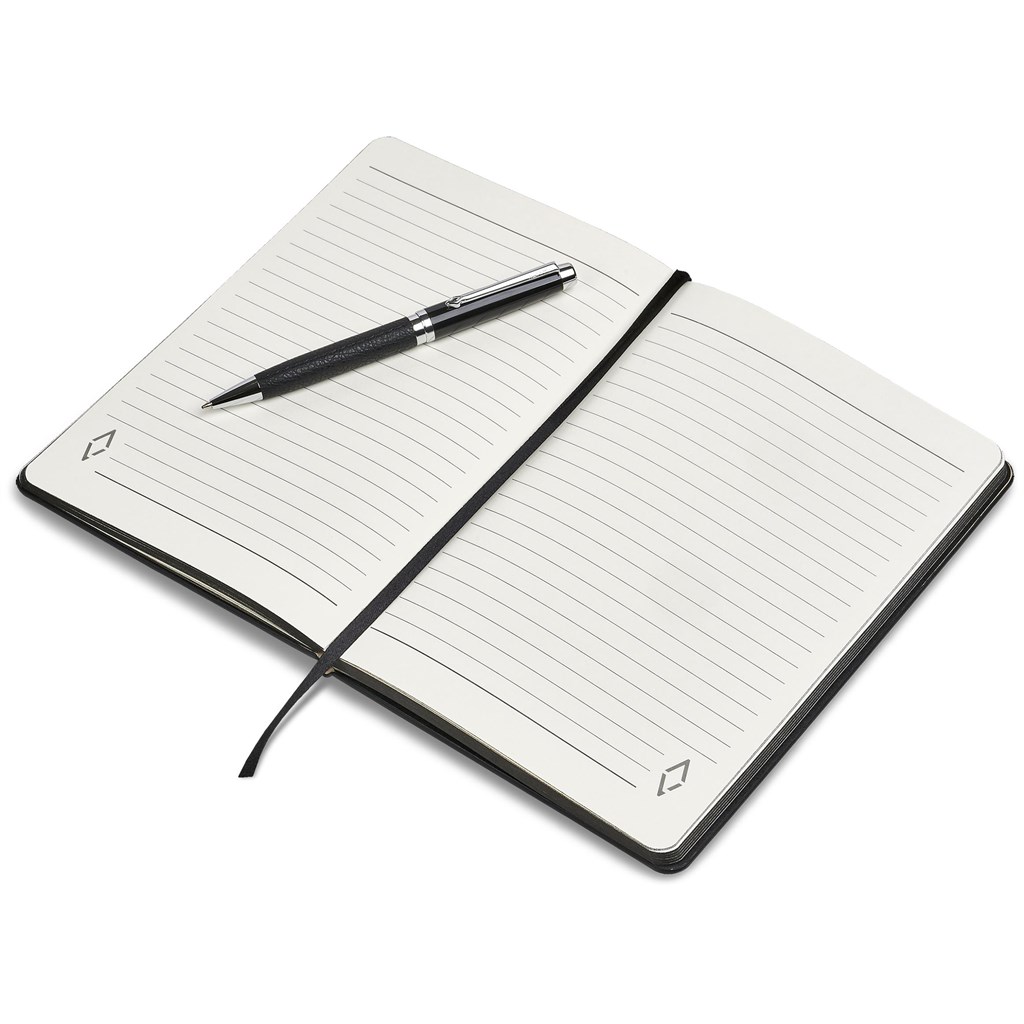 Alex Varga Corinthia Hard Cover Notebook & Pen Set - Image 5