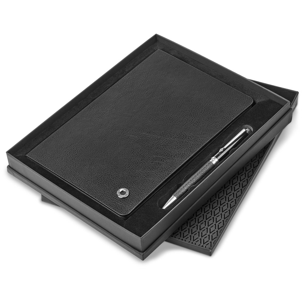 Alex Varga Corinthia Hard Cover Notebook & Pen Set - Image 9