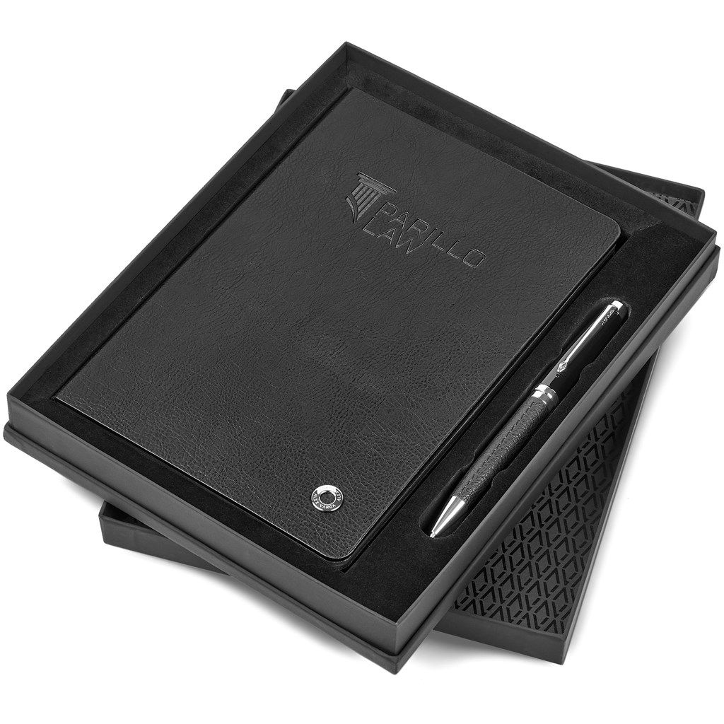 Alex Varga Corinthia Hard Cover Notebook & Pen Set - Image 11