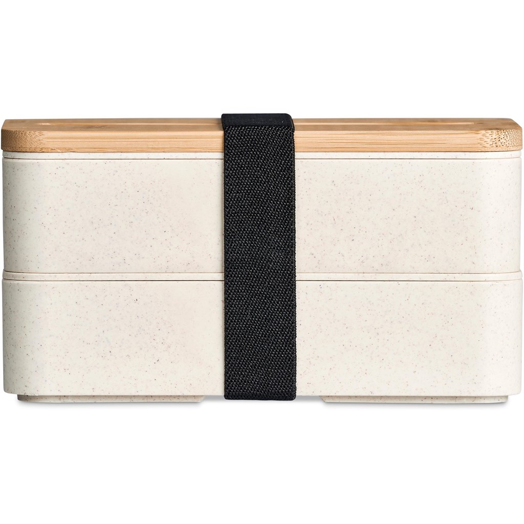 Okiyo Dura Wheat Straw & Bamboo Lunch Box Set - Image 2