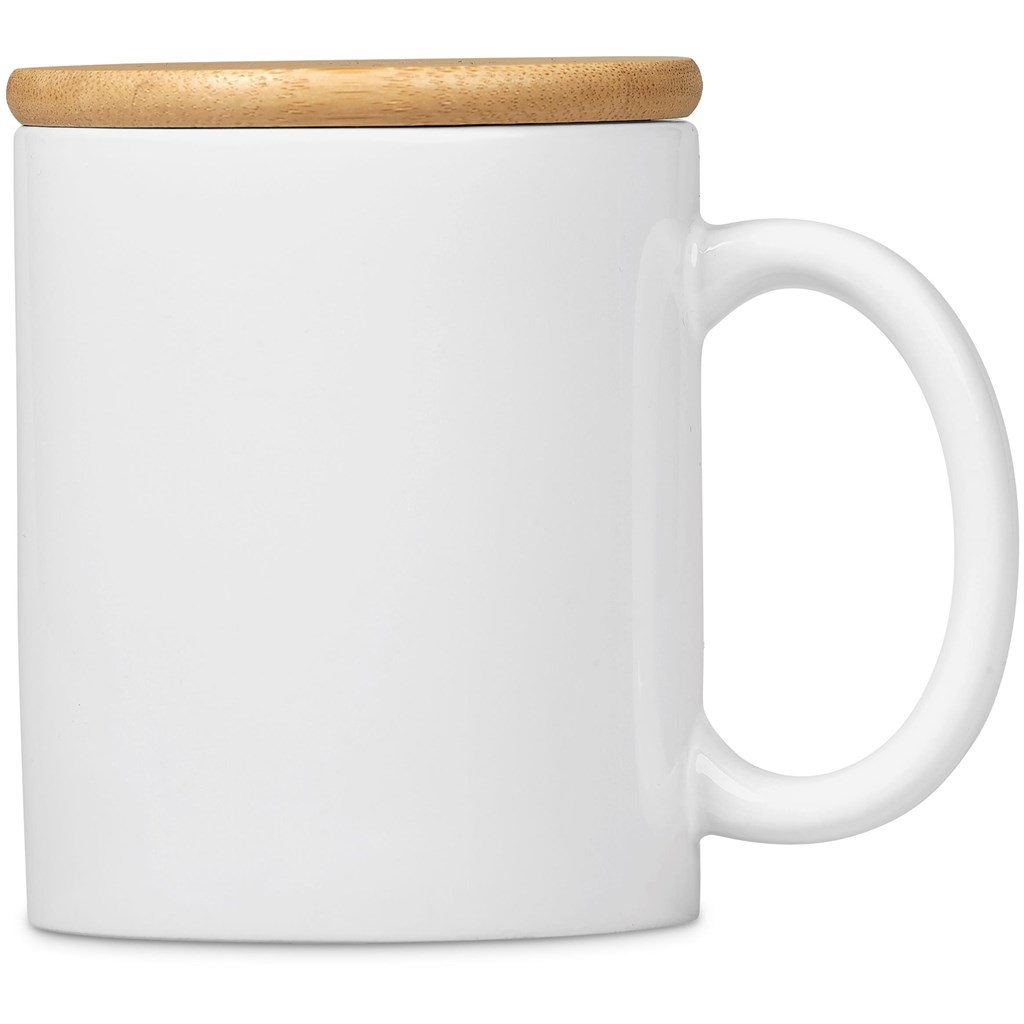Okiyo Sozo Bamboo & Ceramic Sublimation Coffee Mug - 330ml - Image 15