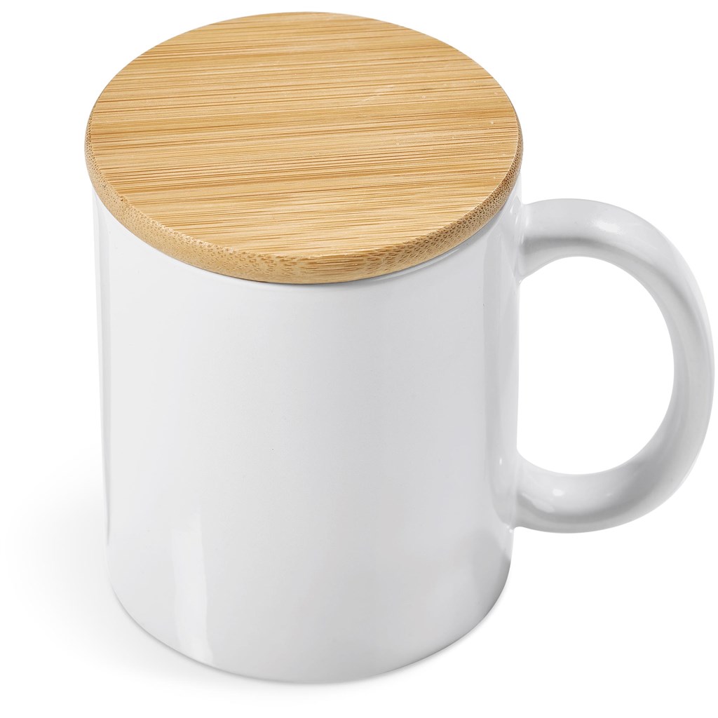 Okiyo Sozo Bamboo & Ceramic Sublimation Coffee Mug - 330ml - Image 17