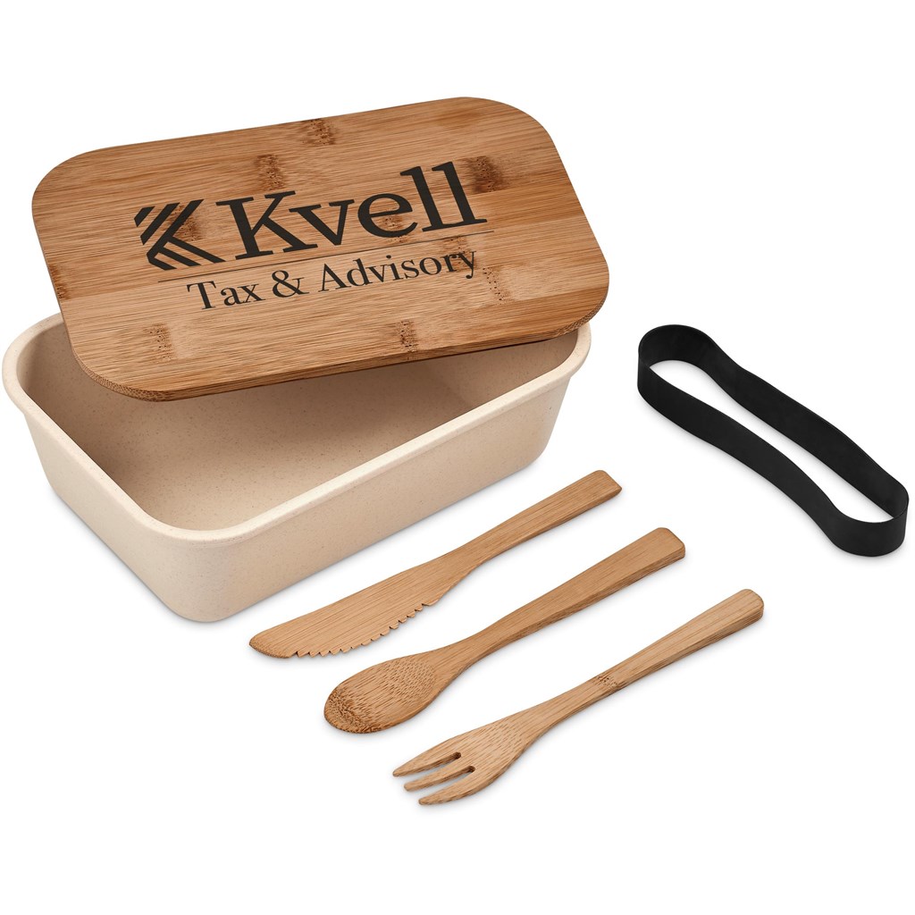 Kooshty Natura Plus Bamboo Fibre Lunch Box Set - Image 7
