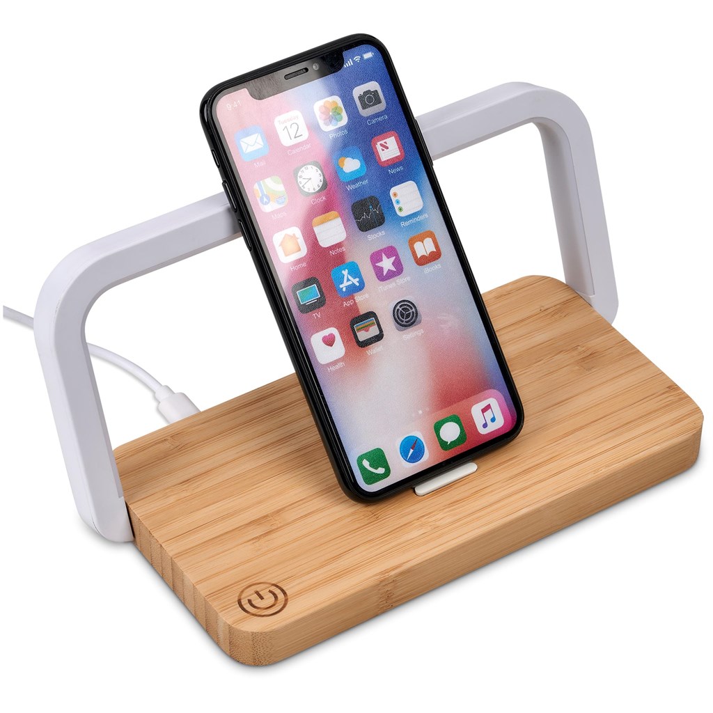 Okiyo Yoru Bamboo Wireless Charger & Night Light - Image 14