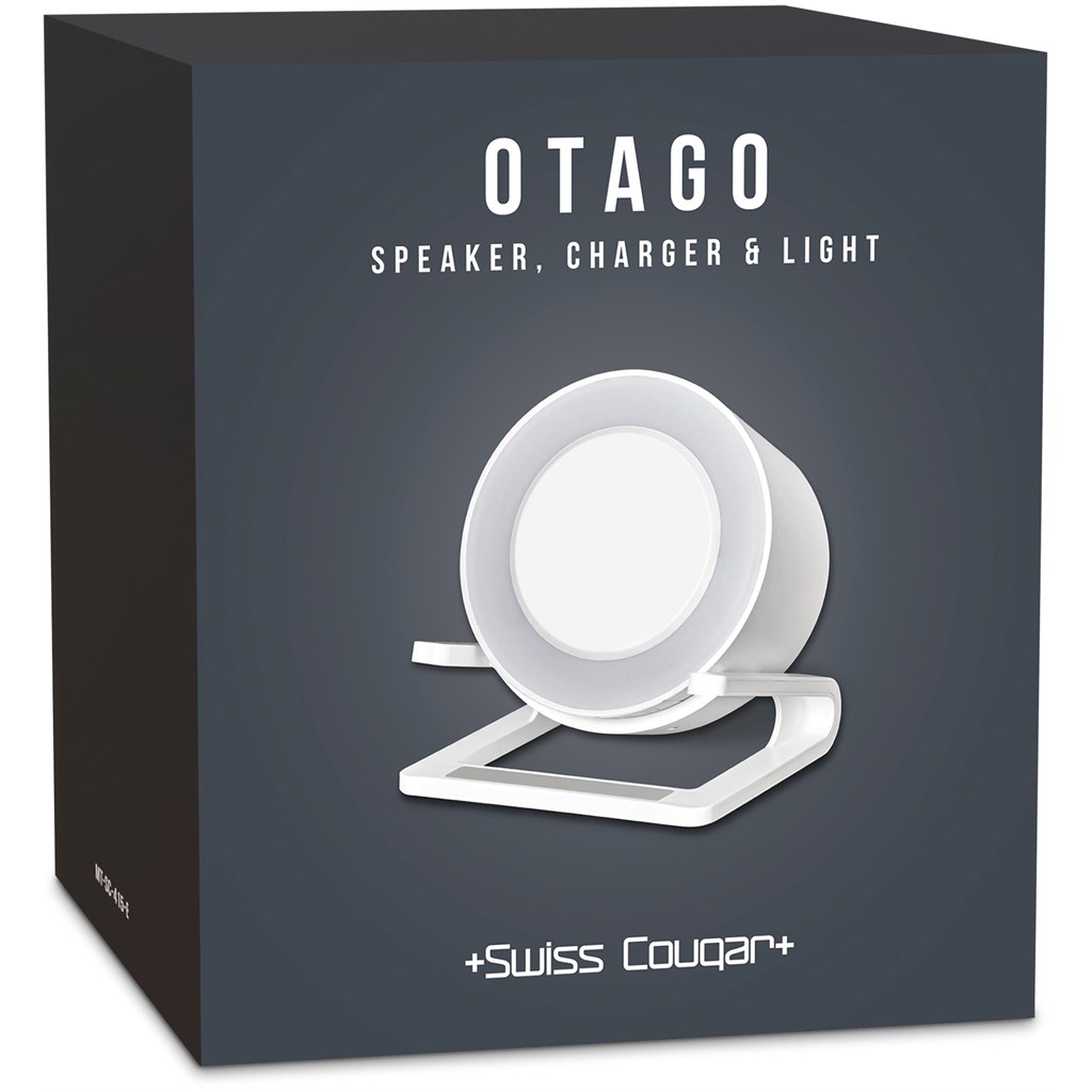 Swiss Cougar Otago Bluetooth Speaker, Wireless Charger, Phone Stand & Night Light - Image 8