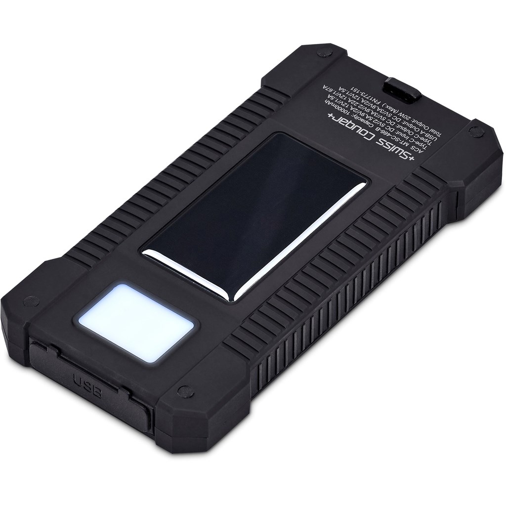 Swiss Cougar Durban Fast Charge 20W Solar Power Bank -10 000mAh - Image 7