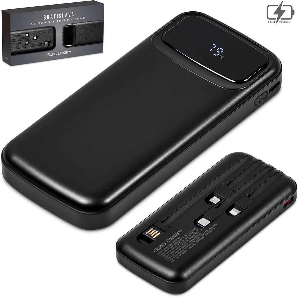 Swiss Cougar Bratislava Fast Charge 22.5W Power Bank - 10 000mAh - Image 13