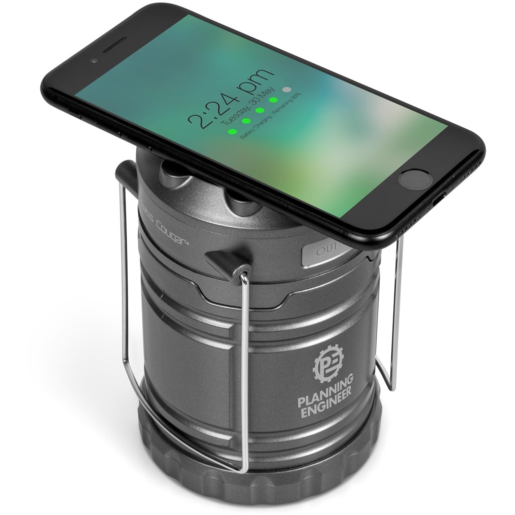 Swiss Cougar Cape Town Lantern & Wireless Charging Power Bank - 4 000mAh - Image 2