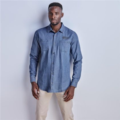 Mens Long Sleeve Eastwood Denim Shirt