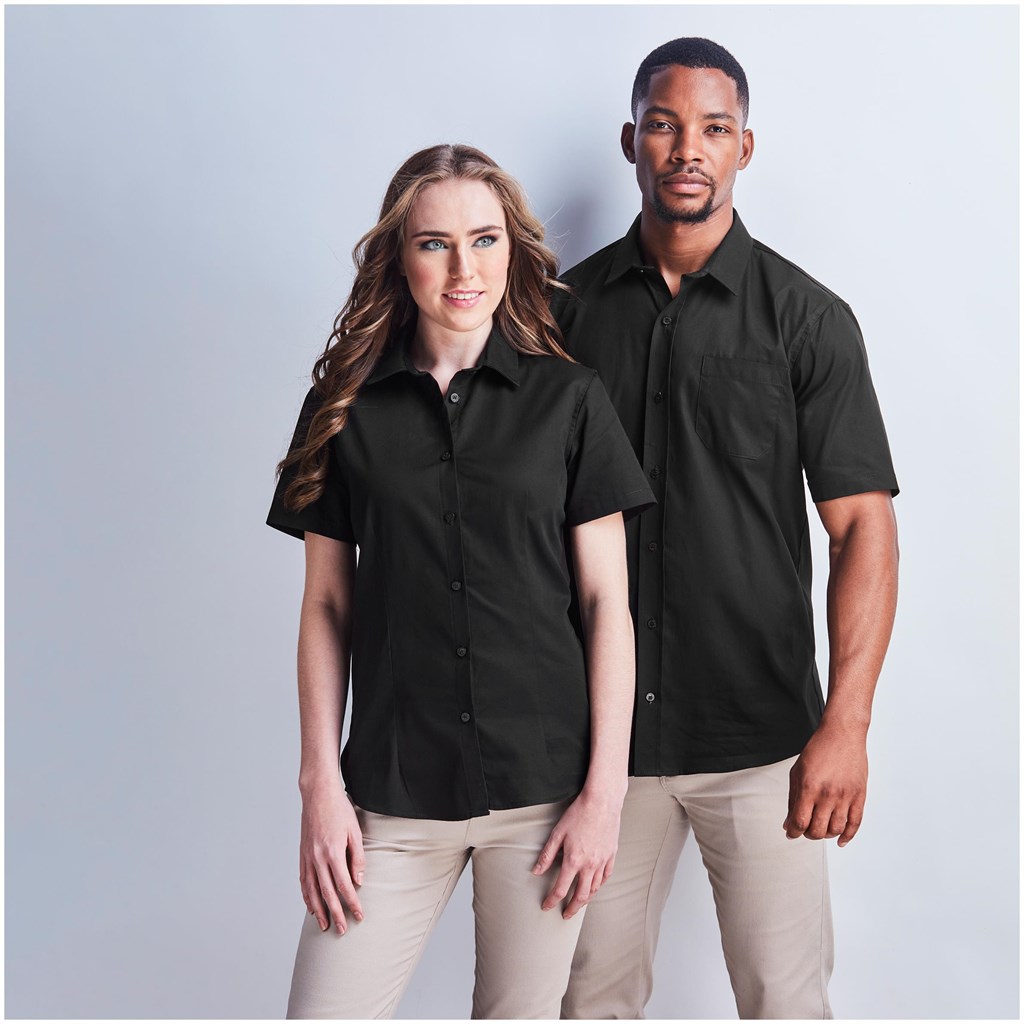 Ladies Short Sleeve Milano Shirt - Image 3