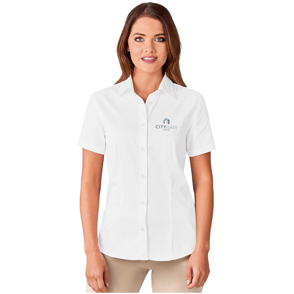 Ladies Short Sleeve Milano Shirt - Image 5
