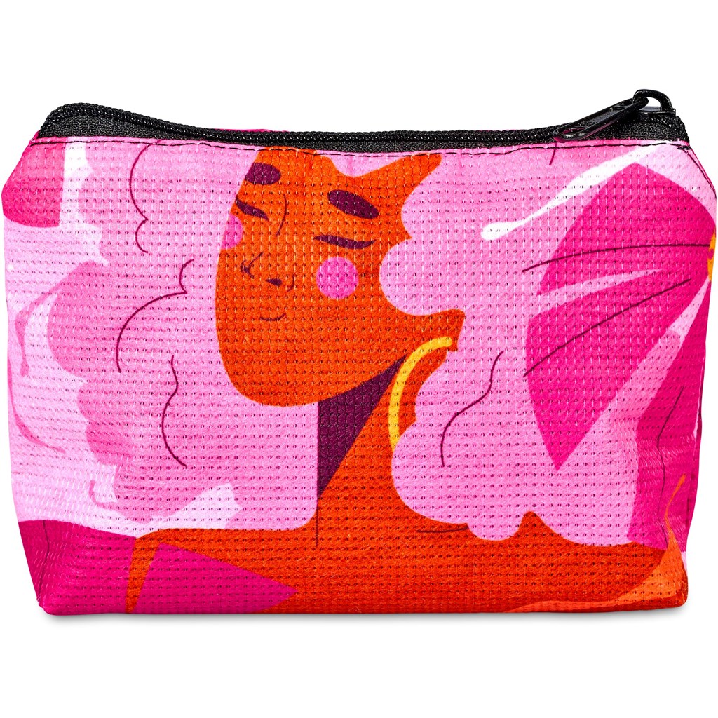 Hoppla Leanne Recycled PET Stitch-Bond Mini Toiletry Bag - Image 9