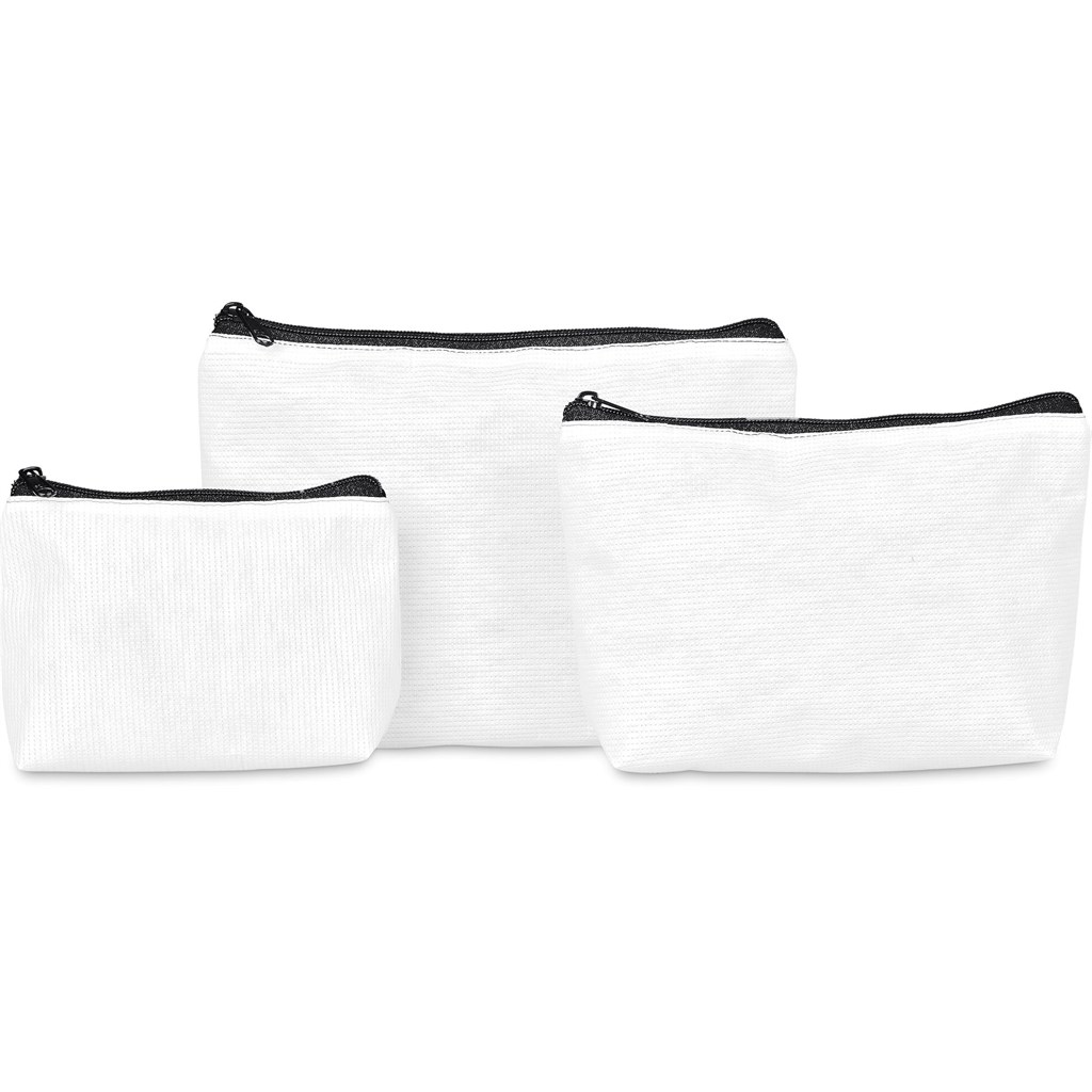Hoppla Leanne Recycled PET Stitch-Bond Midi Toiletry Bag - Image 11