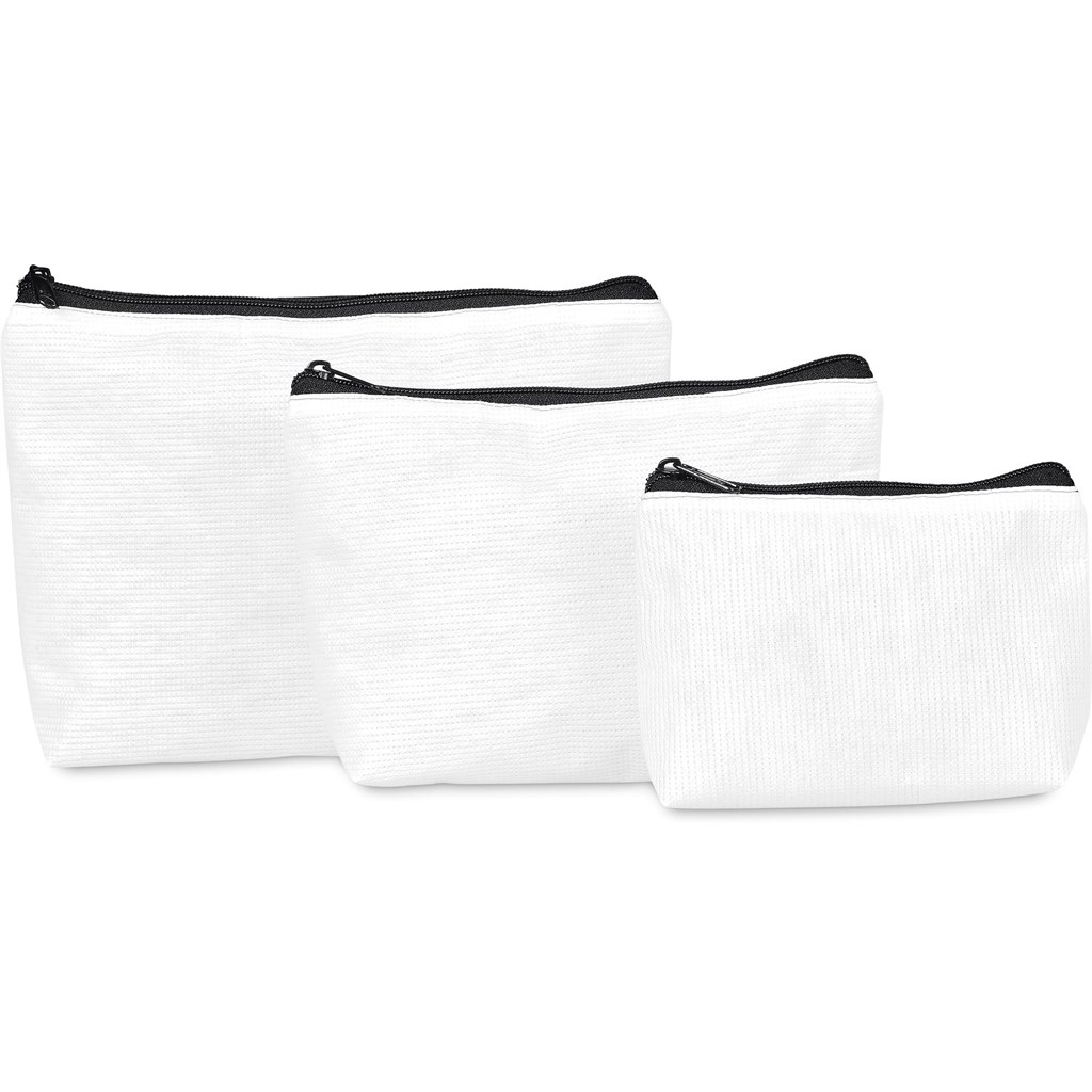 Hoppla Leanne Recycled PET Stitch-Bond Maxi Toiletry Bag - Image 10