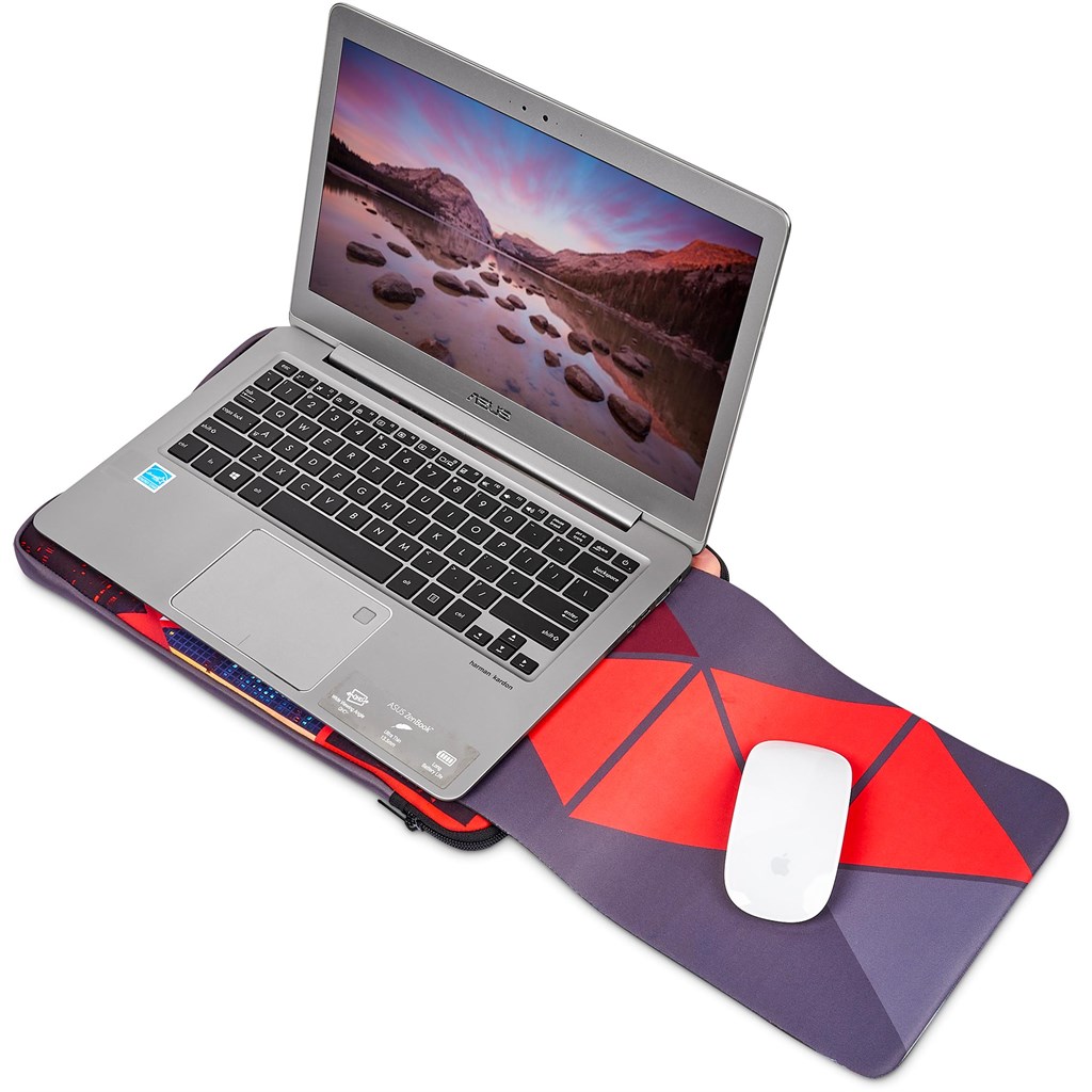 Hoppla Grotto Neoprene Laptop Sleeve with Mouse Pad – 13-14 inch - Image 14