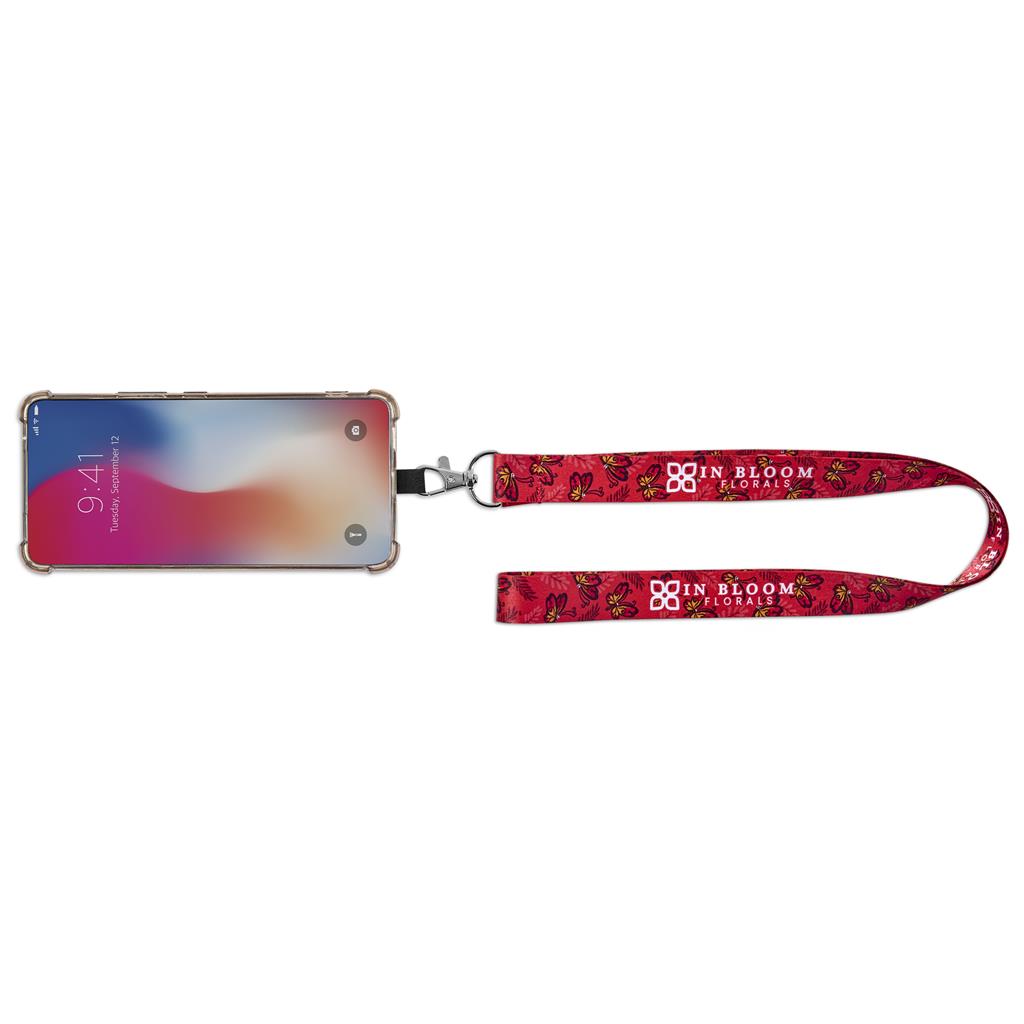 Altitude Firenze Double-Sided Sublimated Satin Phone Lanyard - Image 8