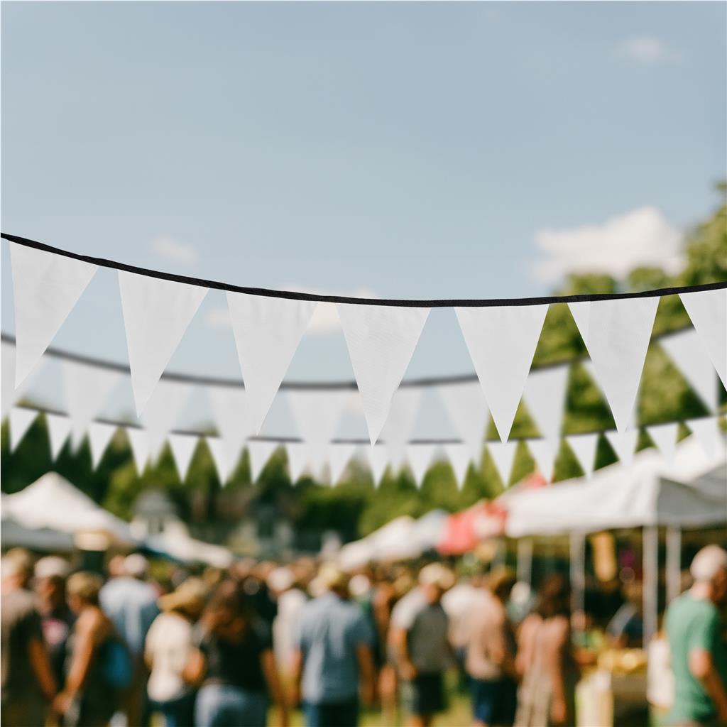 Sublimated Single-Sided Polyester Triangle Bunting 10m - Image 6