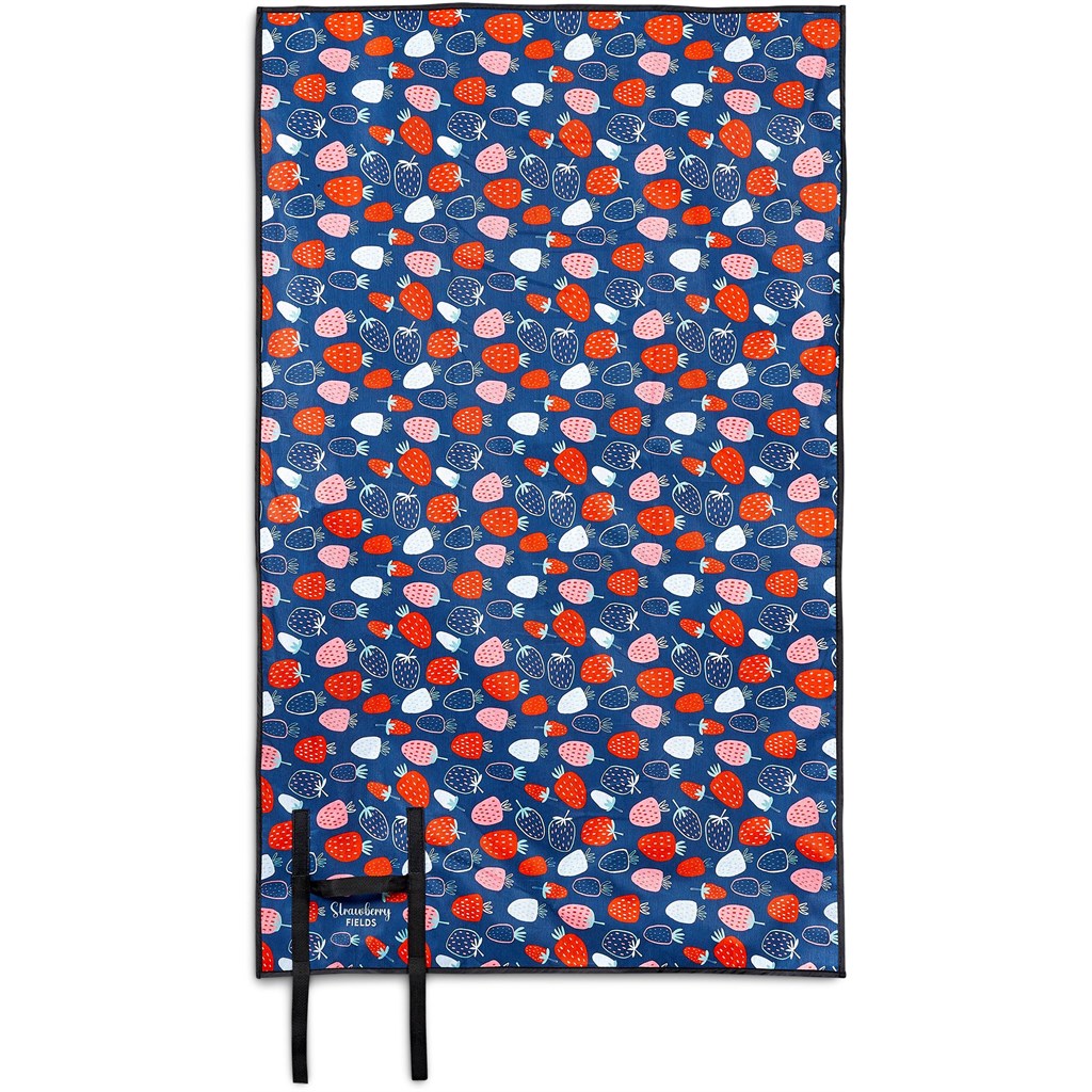 Pre-Printed Sample Hoppla Ivory Recycled PET Picnic Mat - Image 3