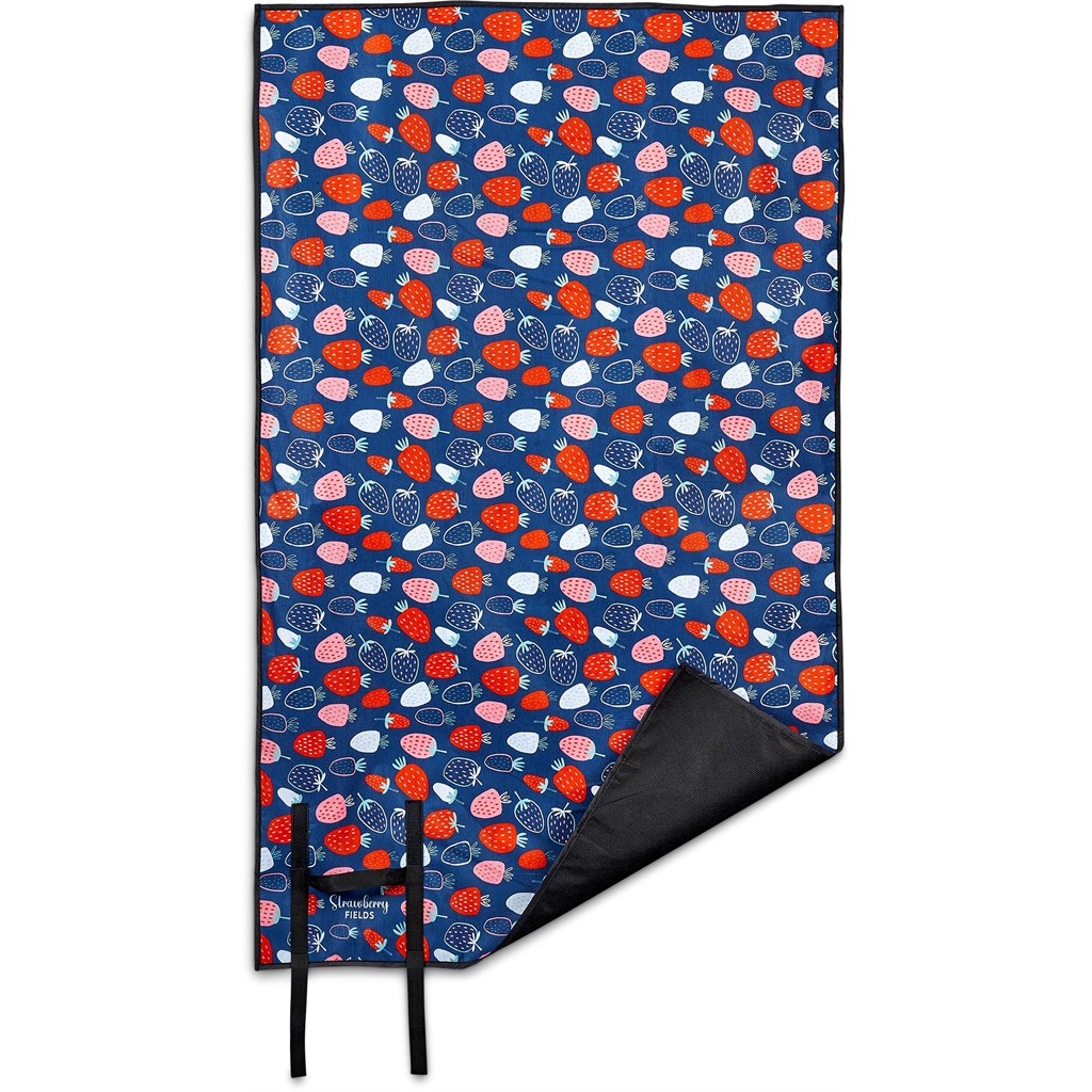 Pre-Printed Sample Hoppla Ivory Recycled PET Picnic Mat - Image 4