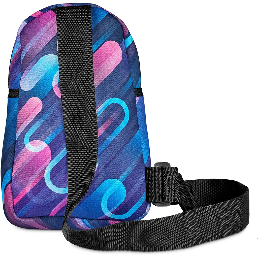 Pre-Printed Sample Hoppla Golden Mile Neoprene Cross Body Bag - Image 3