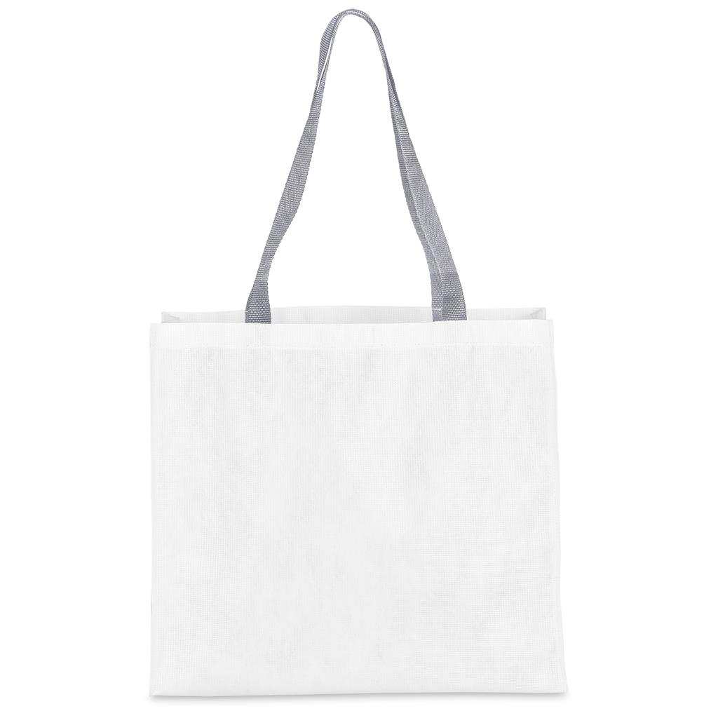 Pre-Printed Sample Hoppla Footloose RPET Stitch-Bond Shopper - Image 6