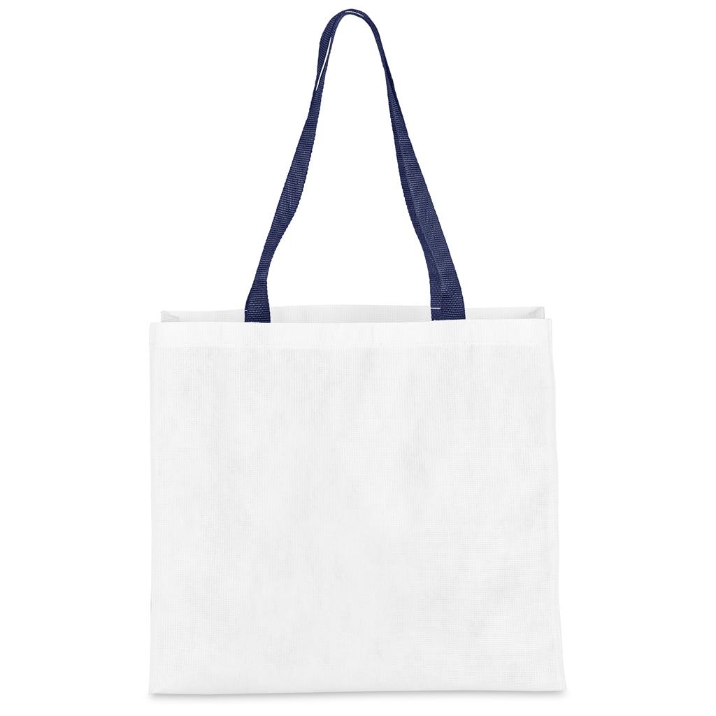 Pre-Printed Sample Hoppla Footloose RPET Stitch-Bond Shopper - Image 3
