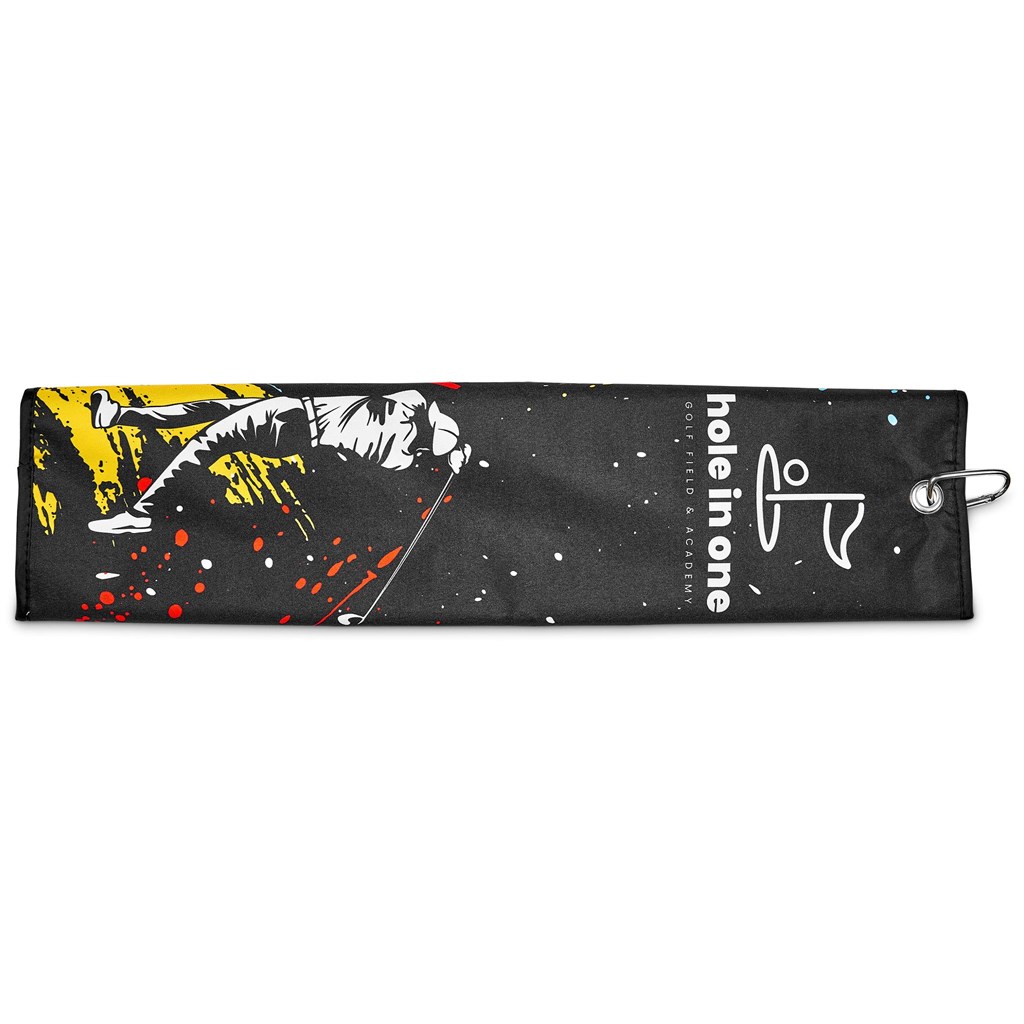 Pre-Printed Sample Hoppla Xander Golf Towel - Image 3