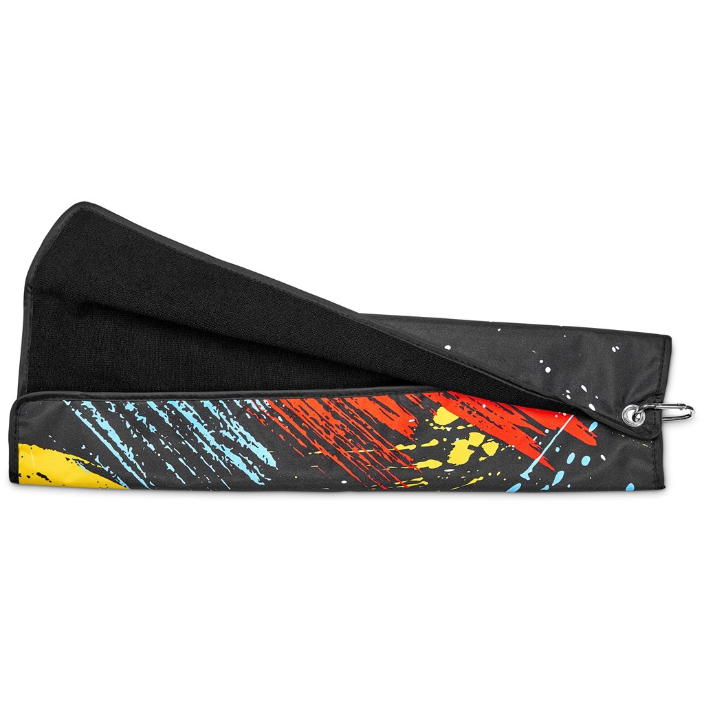 Pre-Printed Sample Hoppla Xander Golf Towel - Image 4