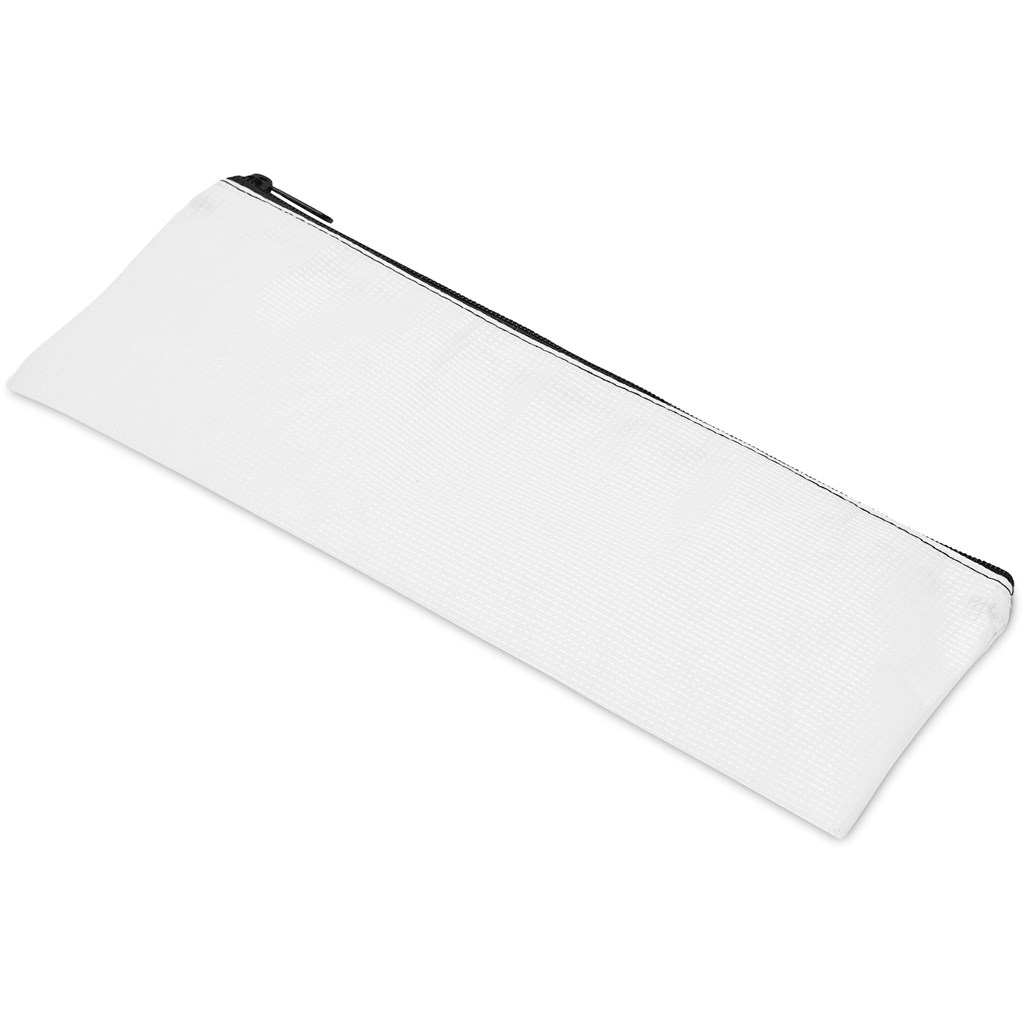 Pre-Production Sample Hoppla Parker Recycled PET Stitch-Bond Pencil Case - Image 3