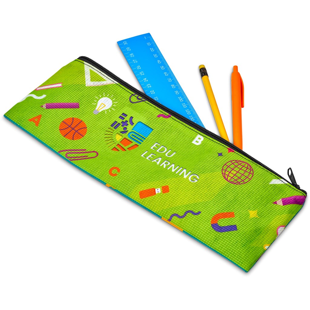Pre-Production Sample Hoppla Parker Recycled PET Stitch-Bond Pencil Case - Image 4