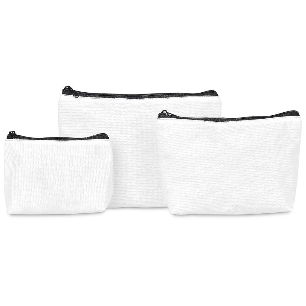 Pre-Production Sample Hoppla Recycled PET Stitch-Bond Mini Toiletry Bag - Image 11