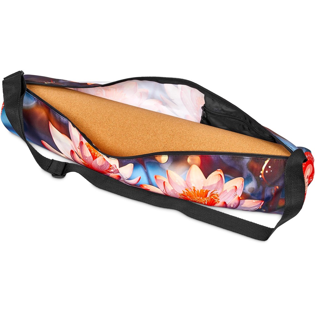 Pre-Production Sample Hoppla Wilderness Polyester Yoga Bag - Image 7