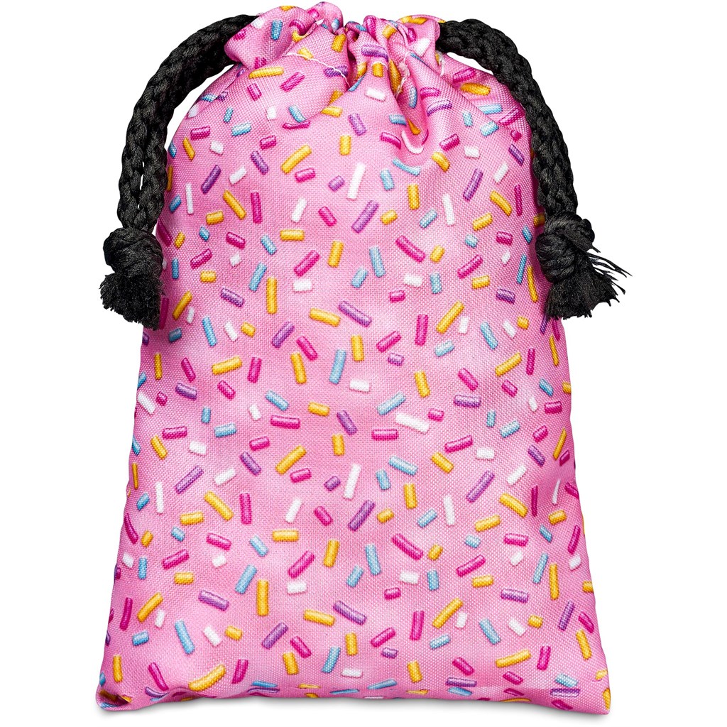 Pre-Production Sample Hoppla Atlantic Mini Polyester Drawstring Pouch - Image 4