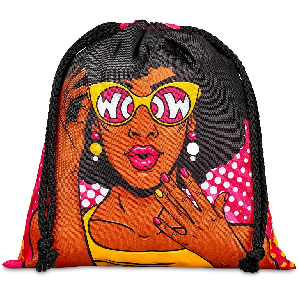 Pre-Production Sample Indian Midi Polyester Drawstring Pouch - Image 2