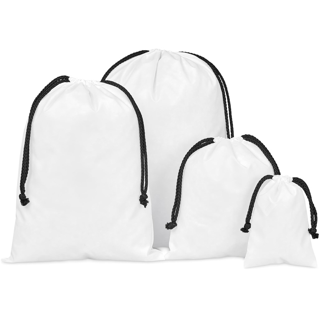 Pre-Production Sample Hoppla Pacific Maxi Polyester Drawstring Pouch - Image 6
