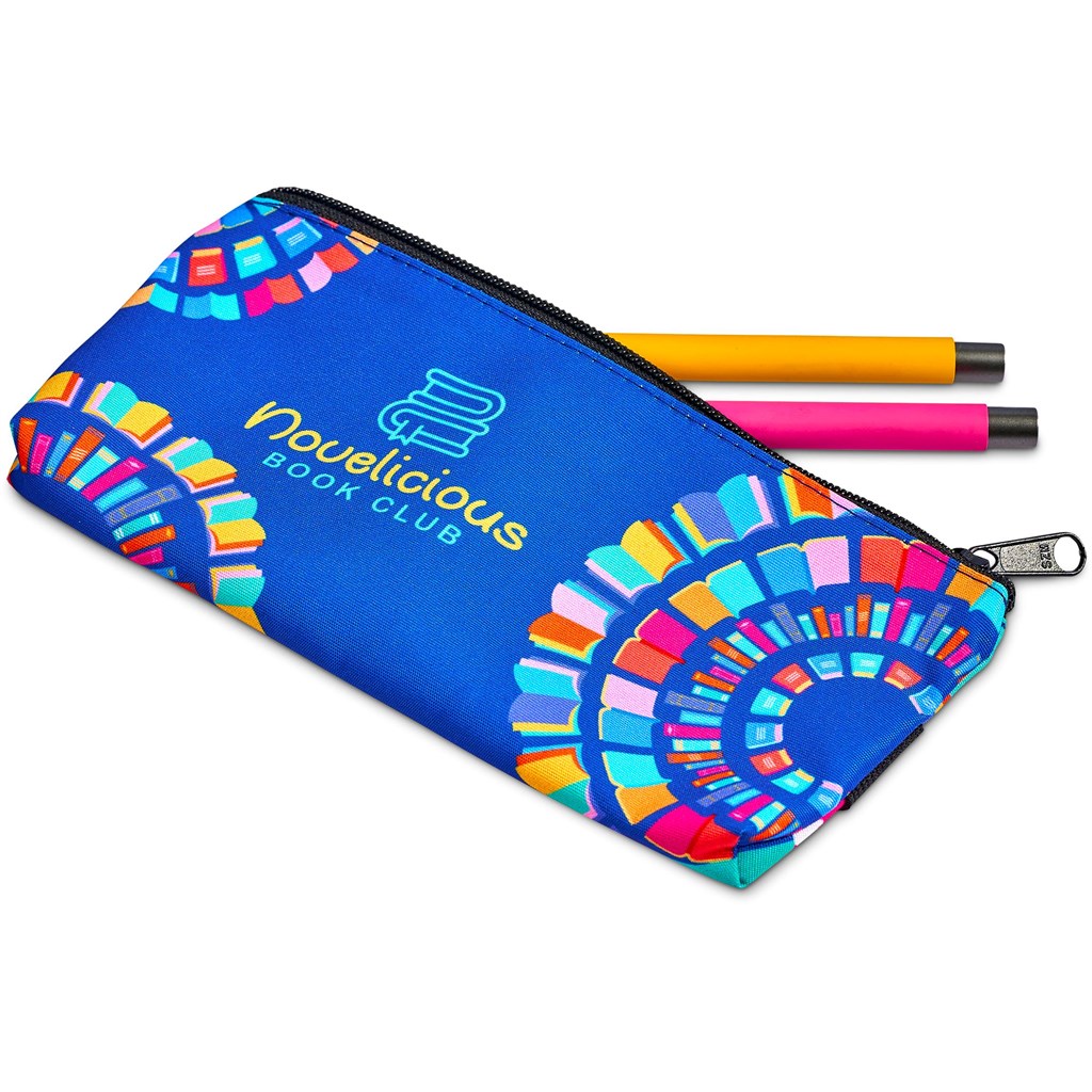 Pre-Production Sample Hoppla Scribbler Polyester Large Pencil Case To Fit An A5 Notebook - Image 3