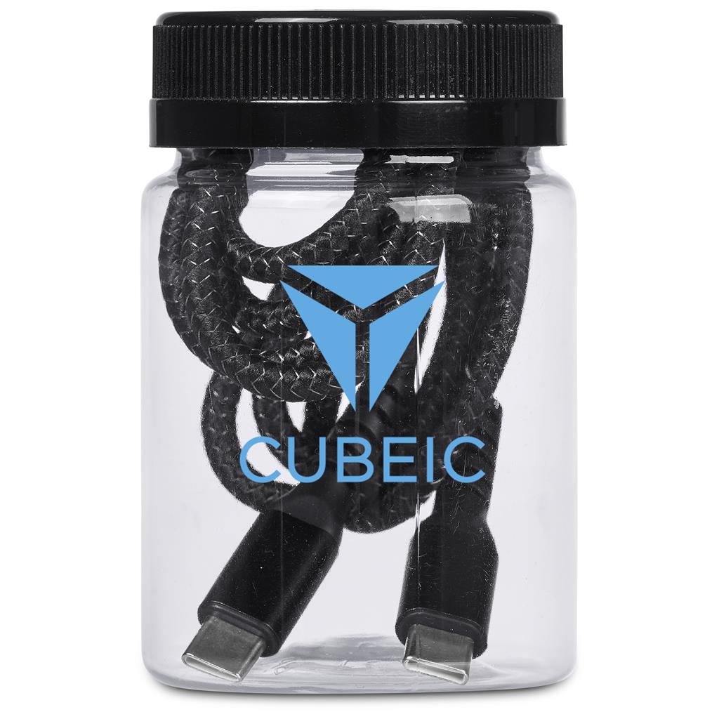 Altitude Nitty Fast Charge Type-C to Type-C Charging Cable in Jar - Image 5