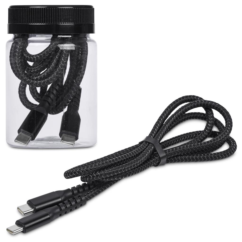 Altitude Nitty Fast Charge Type-C to Type-C Charging Cable in Jar - Image 7