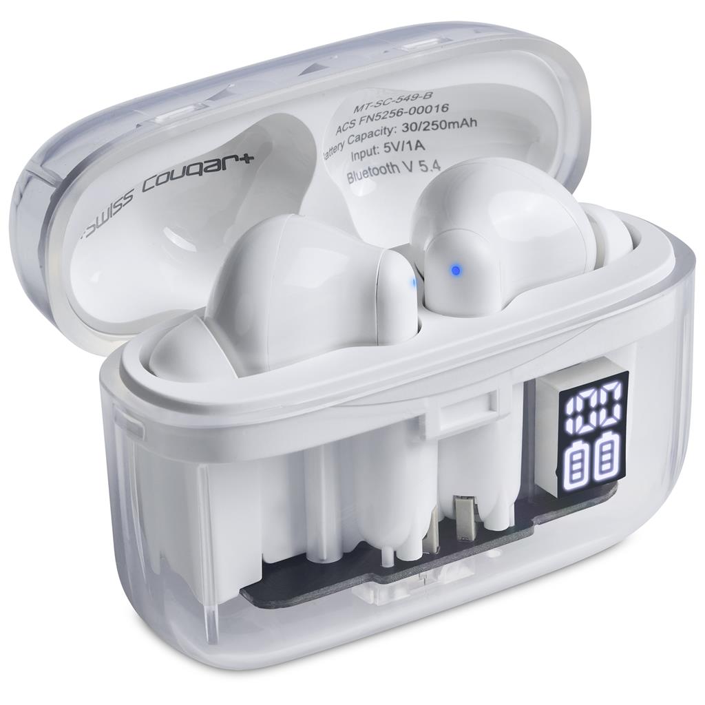 Swiss Cougar Basel Active Noise Cancelling TWS Earbuds - Image 7