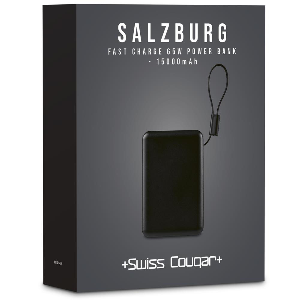 Swiss Cougar Salzburg Fast Charge 65W PD & QC Power Bank - 15 000mAh - Image 9