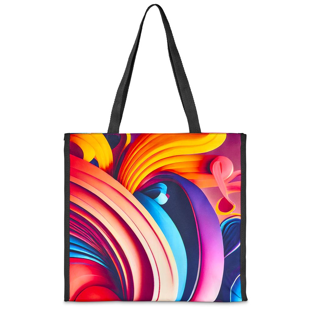 Pre-Printed Sample Hoppla Iceland Large Polyester Tote Cooler Bag - Image 2
