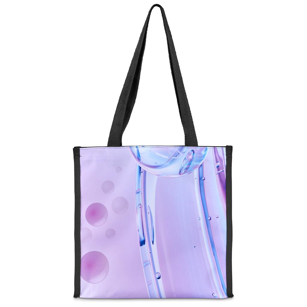 Pre-Printed Sample Hoppla Novaya Small Polyester Tote Cooler Bag - Image 4