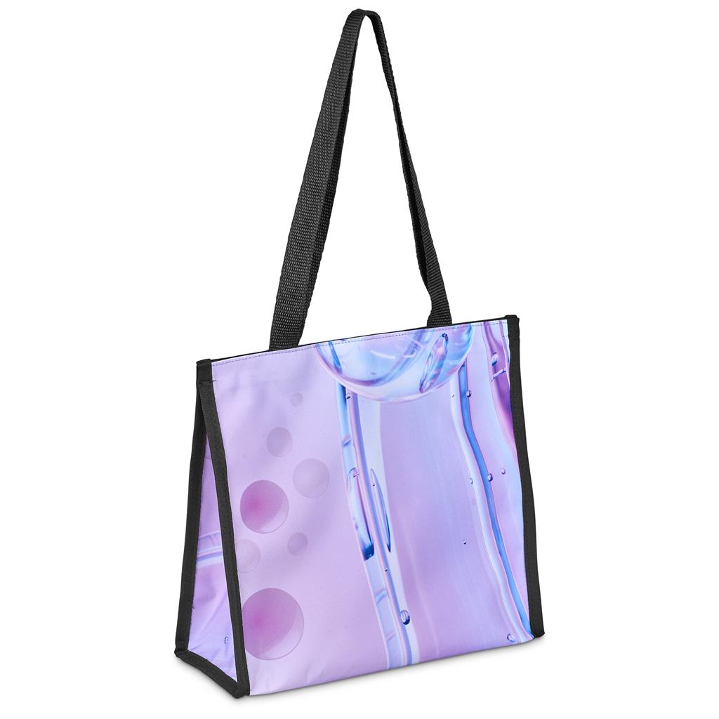 Pre-Printed Sample Hoppla Novaya Small Polyester Tote Cooler Bag - Image 2