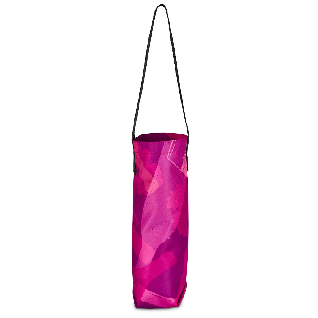 Pre-Production Sample Hoppla Cellaro Polyester Wine Bottle Gift Bag - Image 4